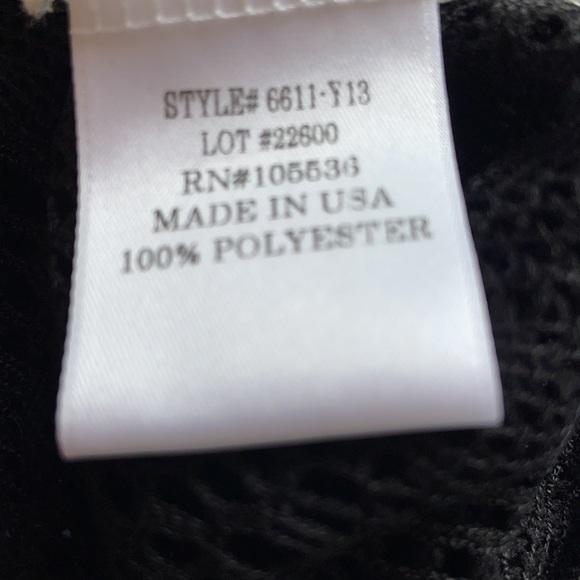 Slinky Brand Black Lace Beach Cover Up - Picture 7 of 8